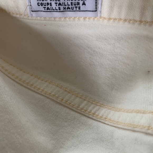 WHITE CROPPED LUCIEN DAUNCIS COLLECTION PANTS - SIZE 27 (4) - Picture 8 of 10